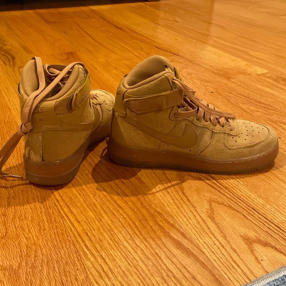 2018 Nike Air Force 1 High LV8 GS “Wheat” Youth 6Y Shoes Like New!